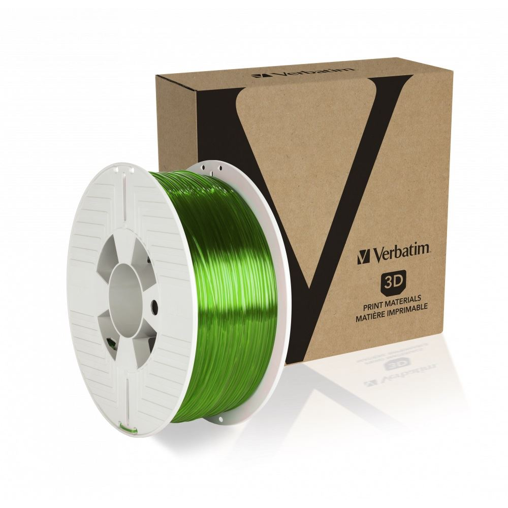 Verbatim PET-G filament 1.75mm, 1kg áttetsző zöld (55057) (vm55057)