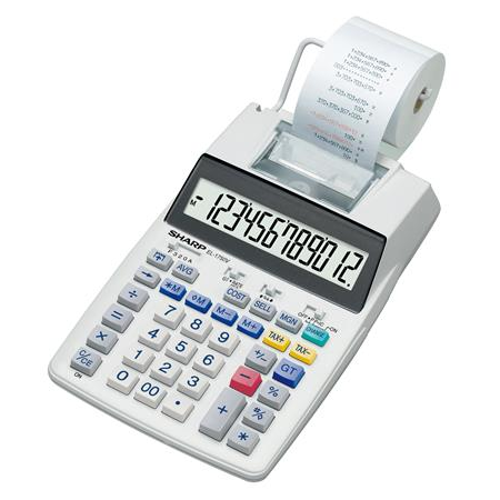 Sharp EL-1750V calculator