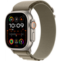 Apple Watch Ultra 2, GPS, Cellular, Корпус Titanium 49mm, Olive Alpine Loop - Small
