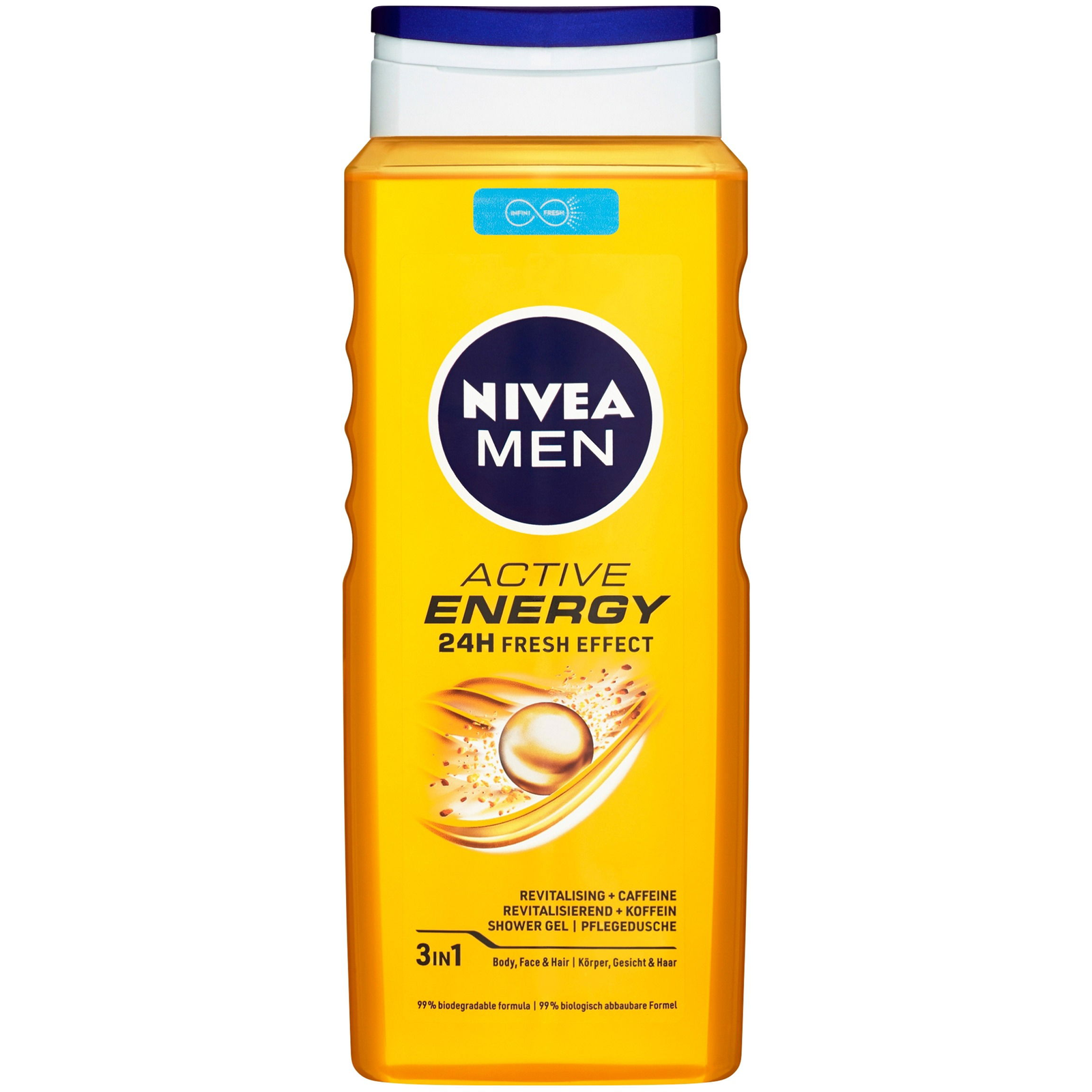 NIVEA MEN Active Energy Shower 500 ml (9005800341644)