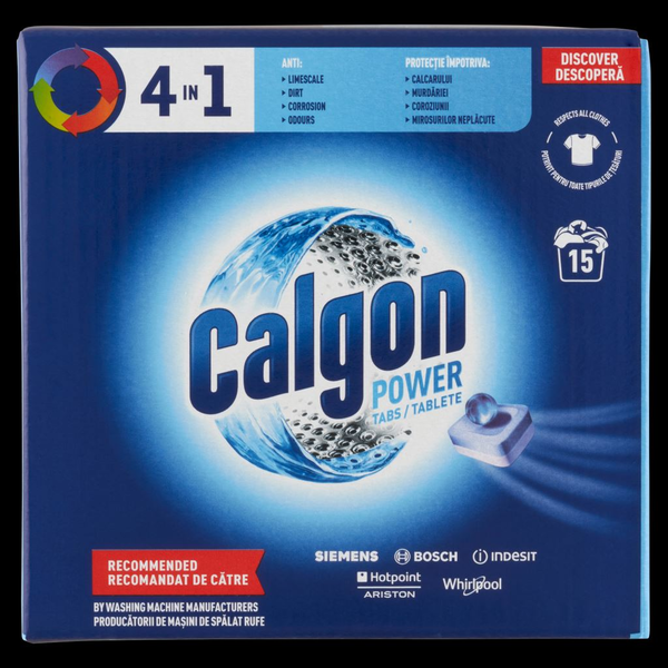 Calgon Powerball 3in1 vízlágyító tabletta 15 db (5201347160524)