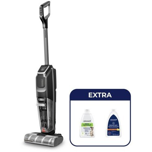 Bissell CrossWave OmniForce Edge Select Vertikálny vysávač Batérie Suché a mokré Polytetrafluoroethylene (PTFE) Bezvreckové 0 L 22 W Čierna, Šedá