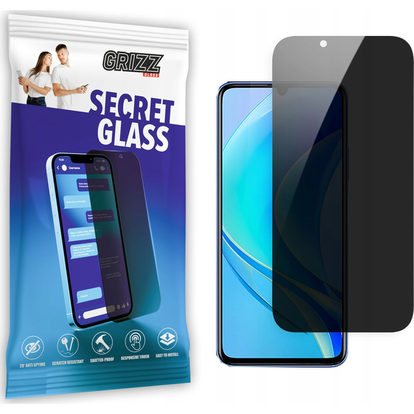  GrizzGlass Szkło prywatyzujące GrizzGlass SecretGlass do Huawei Nova Y70 Plus