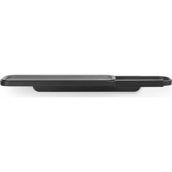 Brabantia MindSet fali kistekercses WC-papír tartó polccal, acél, határtalan szürke ásványi textúra - 303128