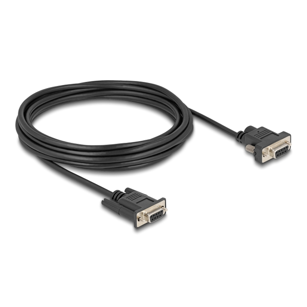 DELOCK Seriell Kabel RS-232 D-Sub9 Buchse zu D-Sub9 Bu strom