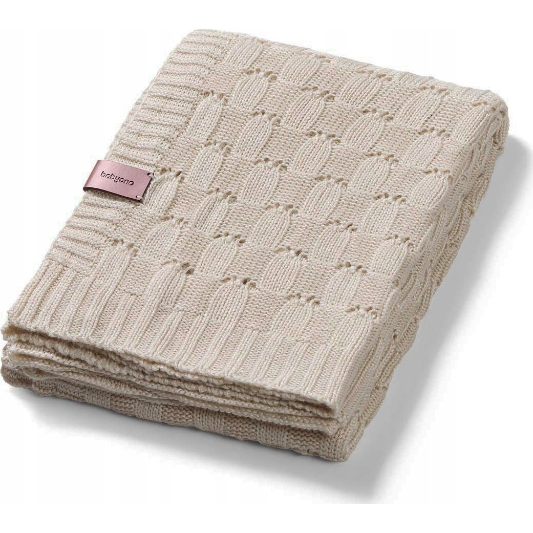 BabyOno bambusz kötött takaró 75 × 100 cm, bézs (ONO-8128)