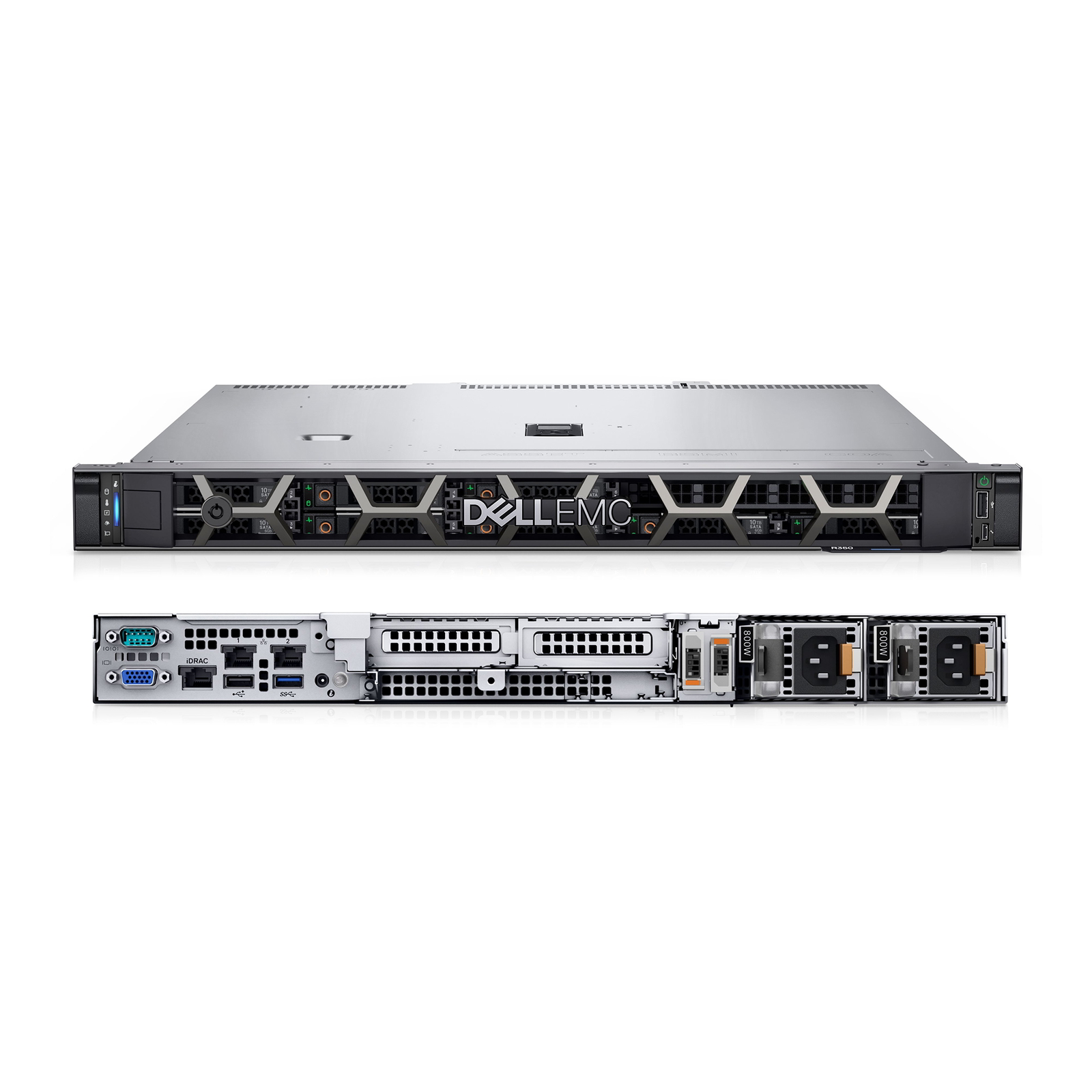 DELL PowerEdge R350 Rack Szerver (Intel Xeon E-2314 / 16 GB / 480GB SSD / 2x700W) (EMEA_PER350SPL3)