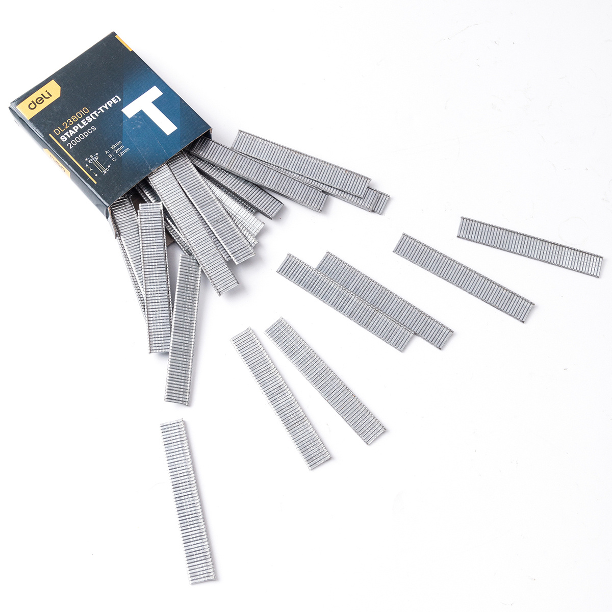 Deli Tools EDL238010 10/2 Tűzőkapocs (2000 db) (EDL238010)