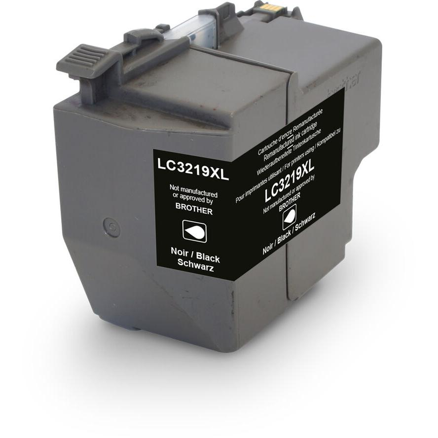 Съвместима мастилена касета Freecolor K20780F7 за Brother LC3219XL, черна, 2940 страници, 63 мл