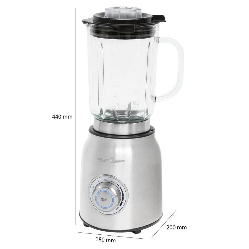 Pohárový mixér Profi Cook 501207 1200 W strieborný/sivý (PC-UM 1207)