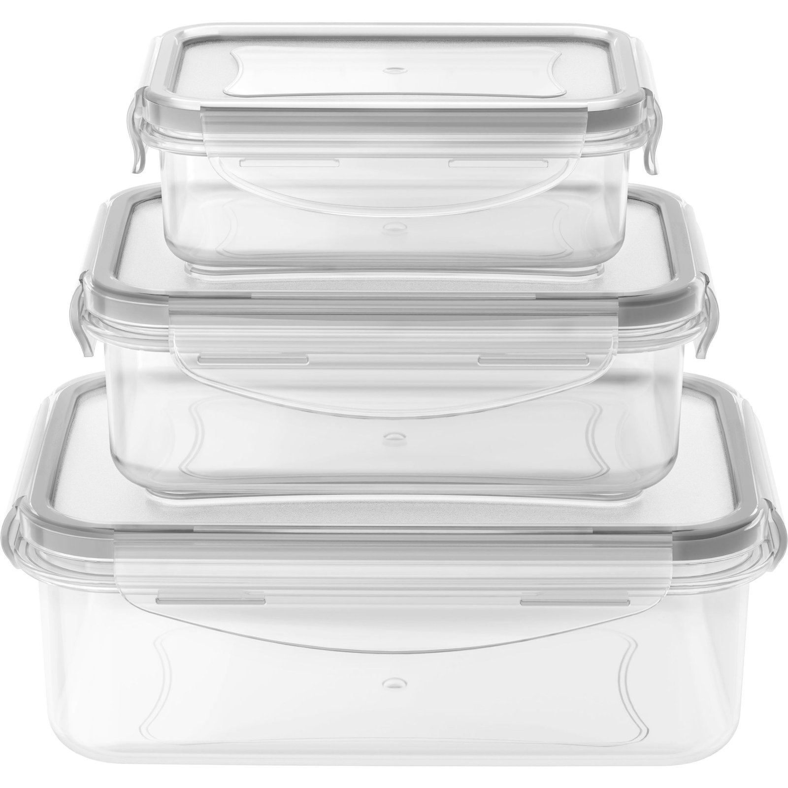 Siguro Fresh Keeper ételtároló doboz szett, 0,24 l + 0,5 l + 1 l, 3 darab (SGR-FO-P432Z)