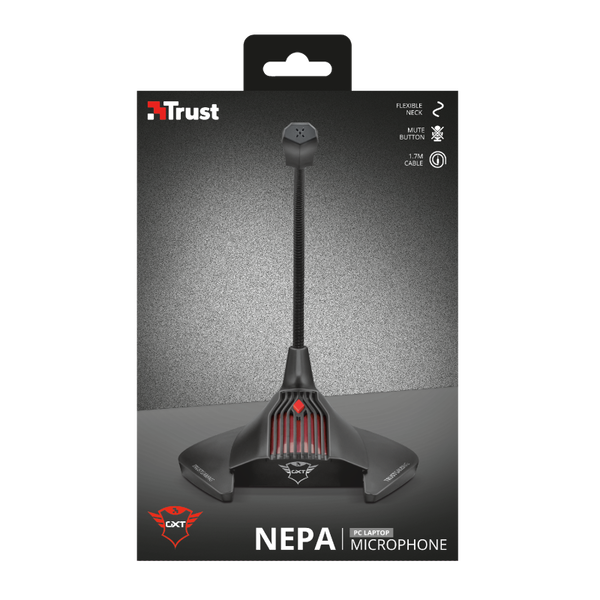 Trust 23467 microfono Nero Microfono per PC