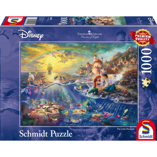 Schmidt Disney Ariel a kis hableány 1000 db-os puzzle (59479, 17804-184)