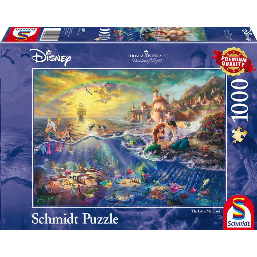 Schmidt Disney Ariel a kis hableány 1000 db-os puzzle (59479, 17804-184) (Schmidt 59479)