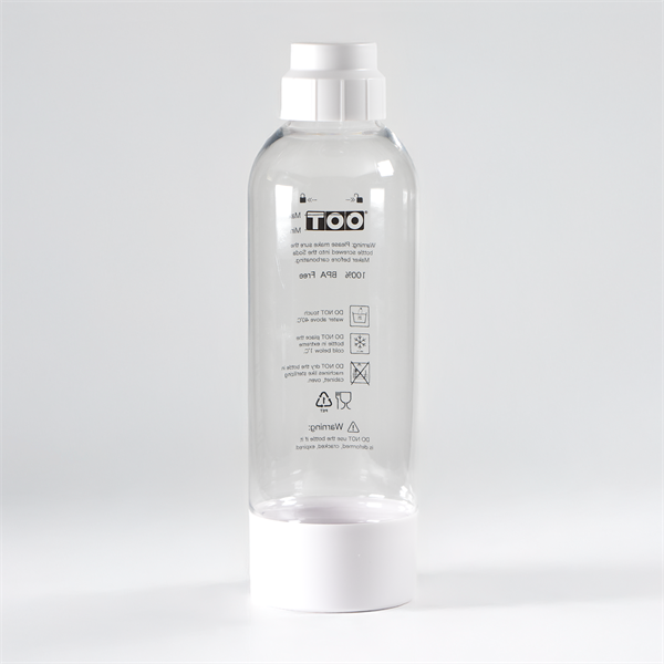 TOO SODA BOTTLE-M-100 Újrafelhasználható BPA mentes palack fehér 1L (TOO SODA BOTTLE-M-100)
