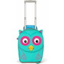 Affenzahn Bagoly Puhafedeles kétkerekű gyermekbőrönd - Türkiz/rózsaszín