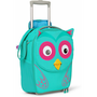 Affenzahn Bagoly Puhafedeles kétkerekű gyermekbőrönd - Türkiz/rózsaszín