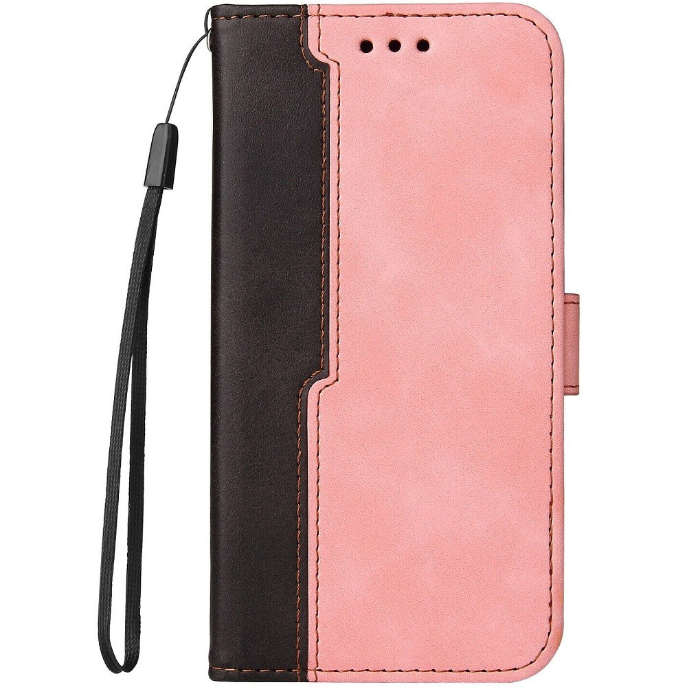 Samsung Galaxy S23 SM-S911, Oldalra nyíló tok, stand, kártyatartóval, kézpánttal, Wooze Colour Wallet, rózsaszín (130267)