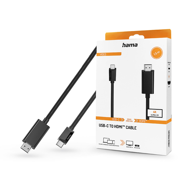 Hama 00200718 cavo USB 1,5 m USB C HDMI tipo A (Standard)