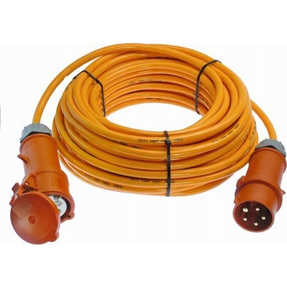 AS Schwabe 59625 Áram Hosszabbítókábel 16 A Narancs 25.00 m H07BQ-F 5G 2,5 mm²