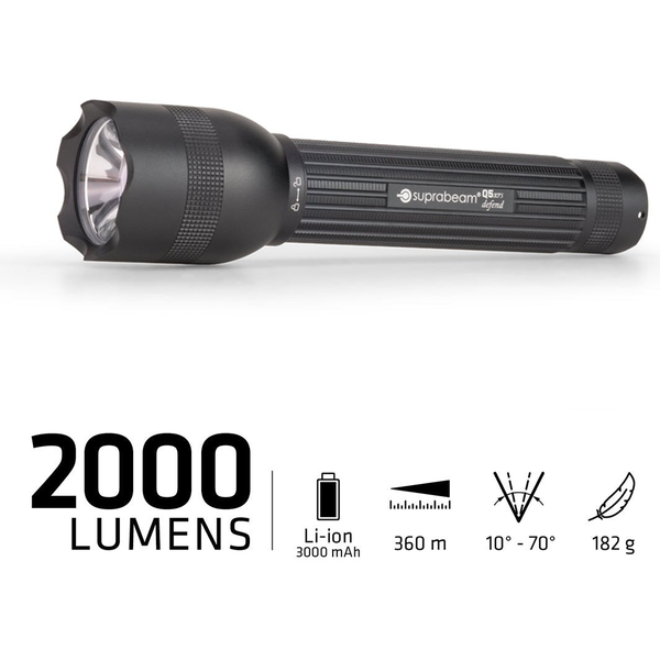 Latarka Suprabeam Q5xrs defend 2000lm LiIon