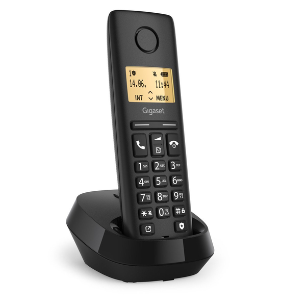 Gigaset Pure 100 Asztali Telefon - Fekete