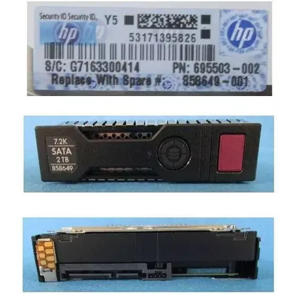 HP 2TB SATA 6G 7.2K LFF 3.5" szerver merevlemez