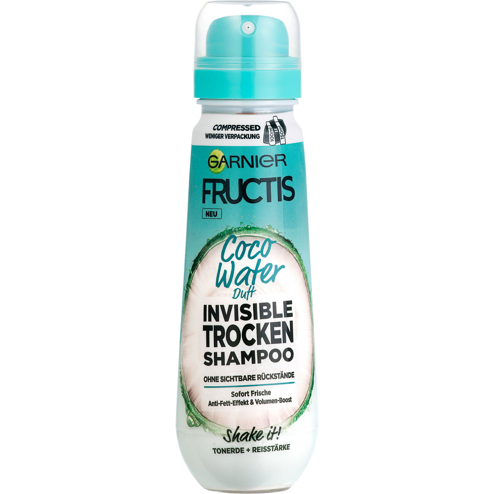 GARNIER Fructis láthatatlan száraz sampon kókuszvíz illattal 100 ml (3600542232616)