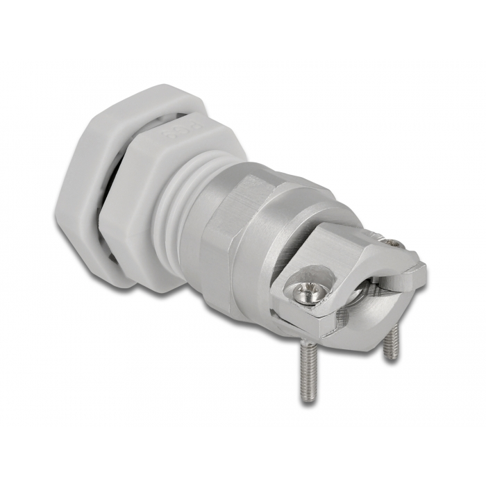 Delock Kábel tömszelence PG9 feszültség mentesítős és hajlítás védelemmel ellátott szürke (60352) (60352)