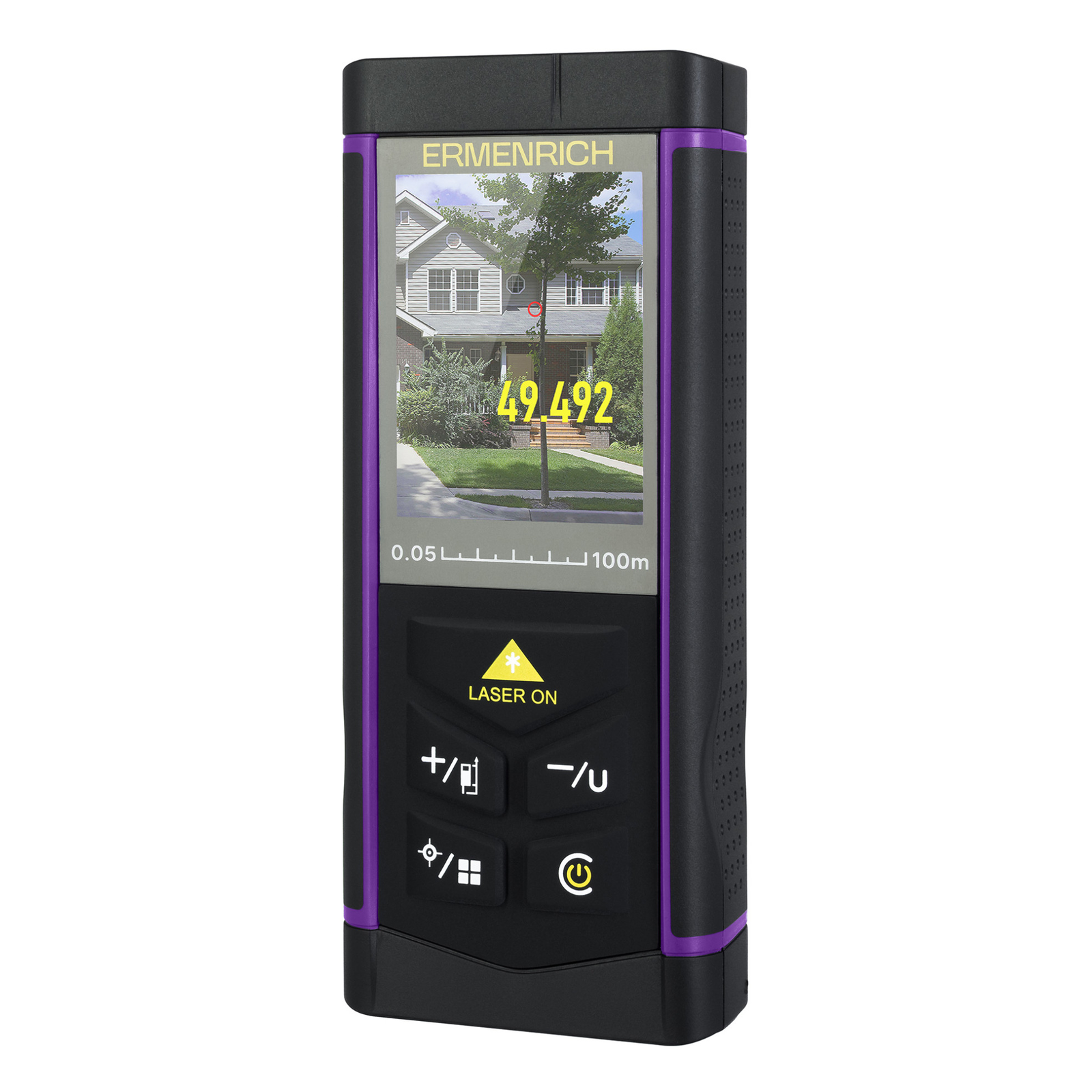 Ermenrich PRO LR100 lézeres mérő, kamerával (84652) (84652)