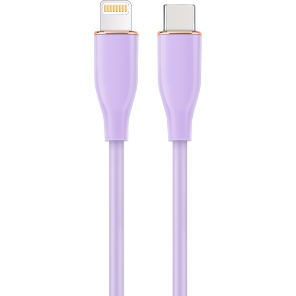 Kabel Cablexpert USB typ C - Apple Lightning 1,5 m fialový