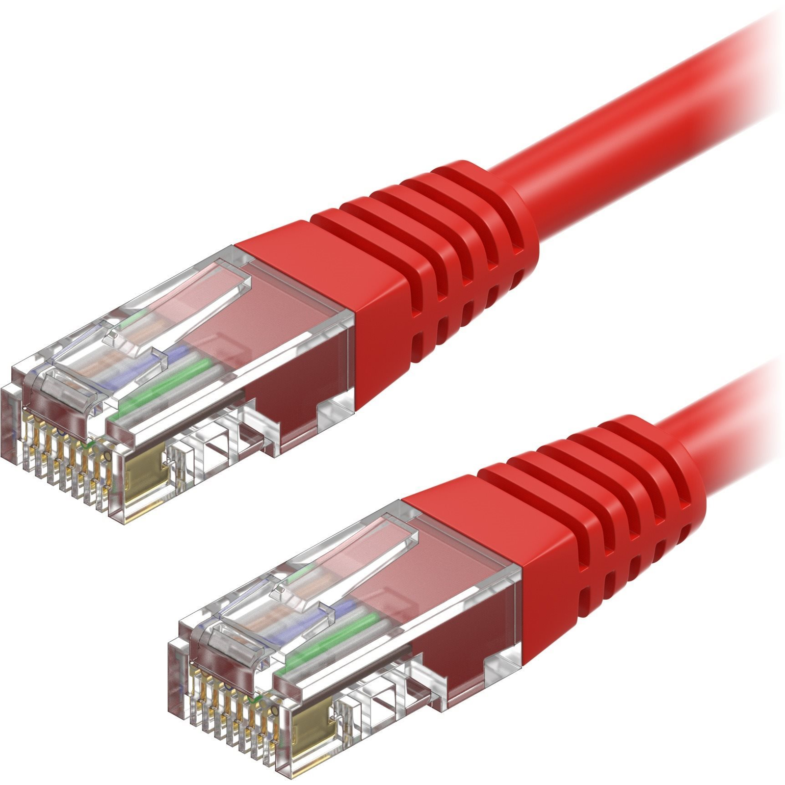 AlzaPower Patch CAT5E UTP 0,25m, piros (APW-CBP5EU0002R)