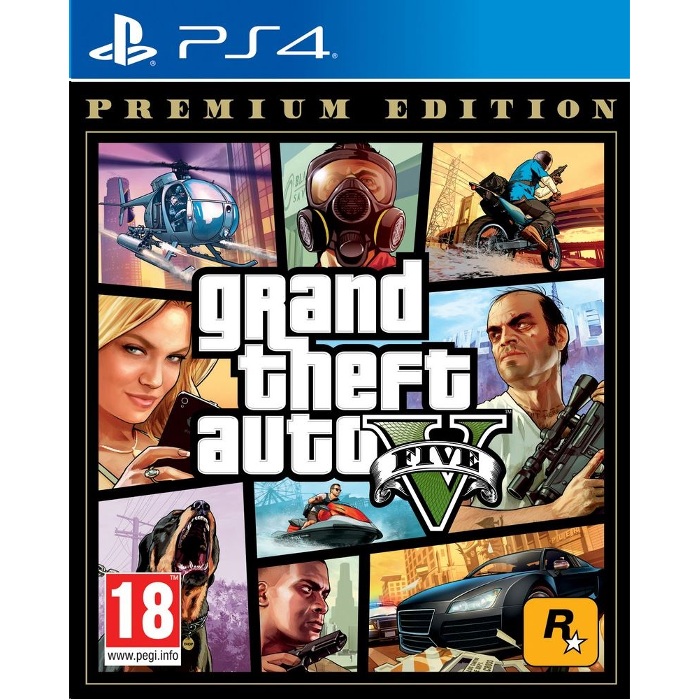 GTA V Premium Edition (PS4 - Dobozos játék)