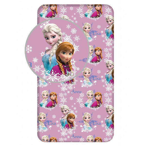 JERRY FABRICS 02 Lepedő - Frozen Duo Sisters, 90×200×25 cm