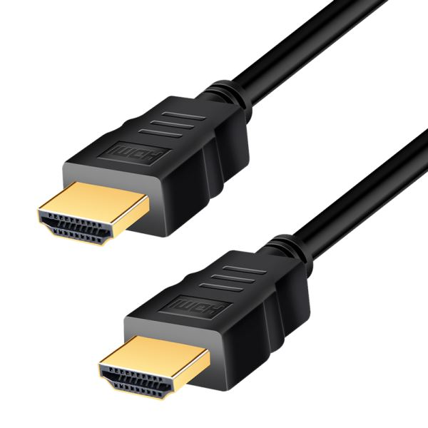 LogiLink HDMI-Kabel A/M zu A/M, 4K/60 Hz, CCS, schwarz, 2,0m