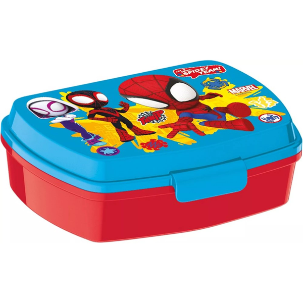 QX Toys Póki és csodálatos barátai Műanyag uzsonnás doboz 0,75L - Mintás