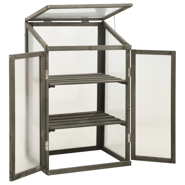 vidaXL Miniszklarenka 60 cm x 45 cm x 100 cm (314849)