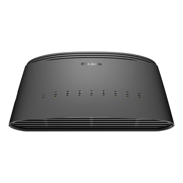D-Link DGS-1008D/E netværksswitch Ikke administreret Gigabit Ethernet (10/100/1000) Sort