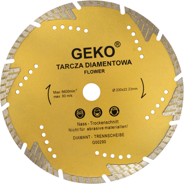  Geko tarcza diamentowa 230mm "flower" (G00290)