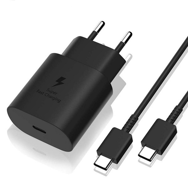 Blackbird BH1497 USB-C apa (PD) Hálózati Adapter 25W + USB-C apa Adatkábel 1m - Fekete (BH1497)