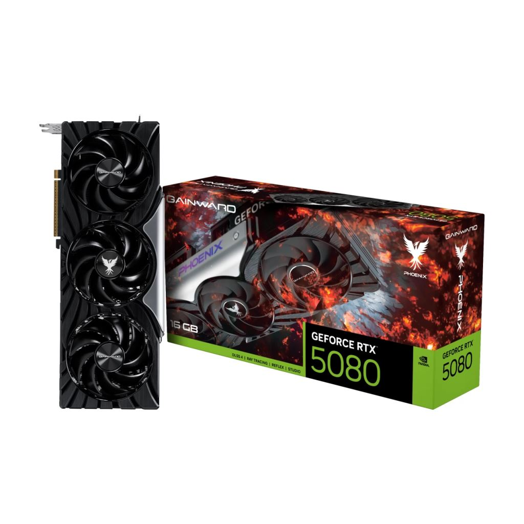 Gainward RTX5080 Phoenix V1 16GB GDDR7 videokártya (NE75080019T2-GB2031C)
