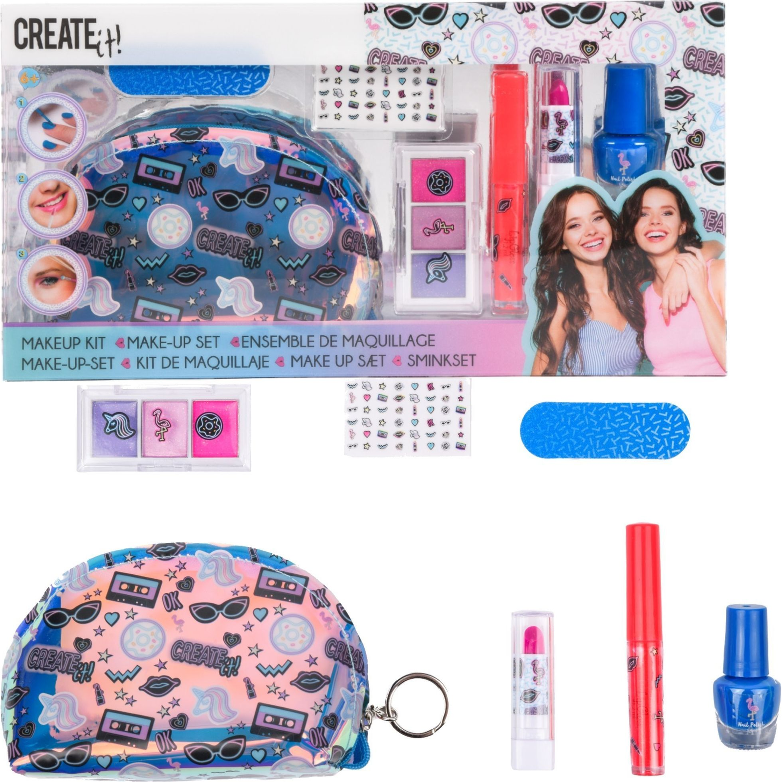 Create It! Make-Up Divat Szett Neszeszerrel (13926-uniw)