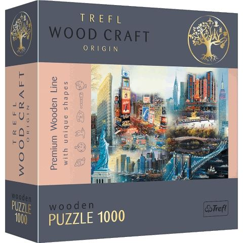 Trefl 20147 puzzle Puzzle di contorno 1000 pz Città