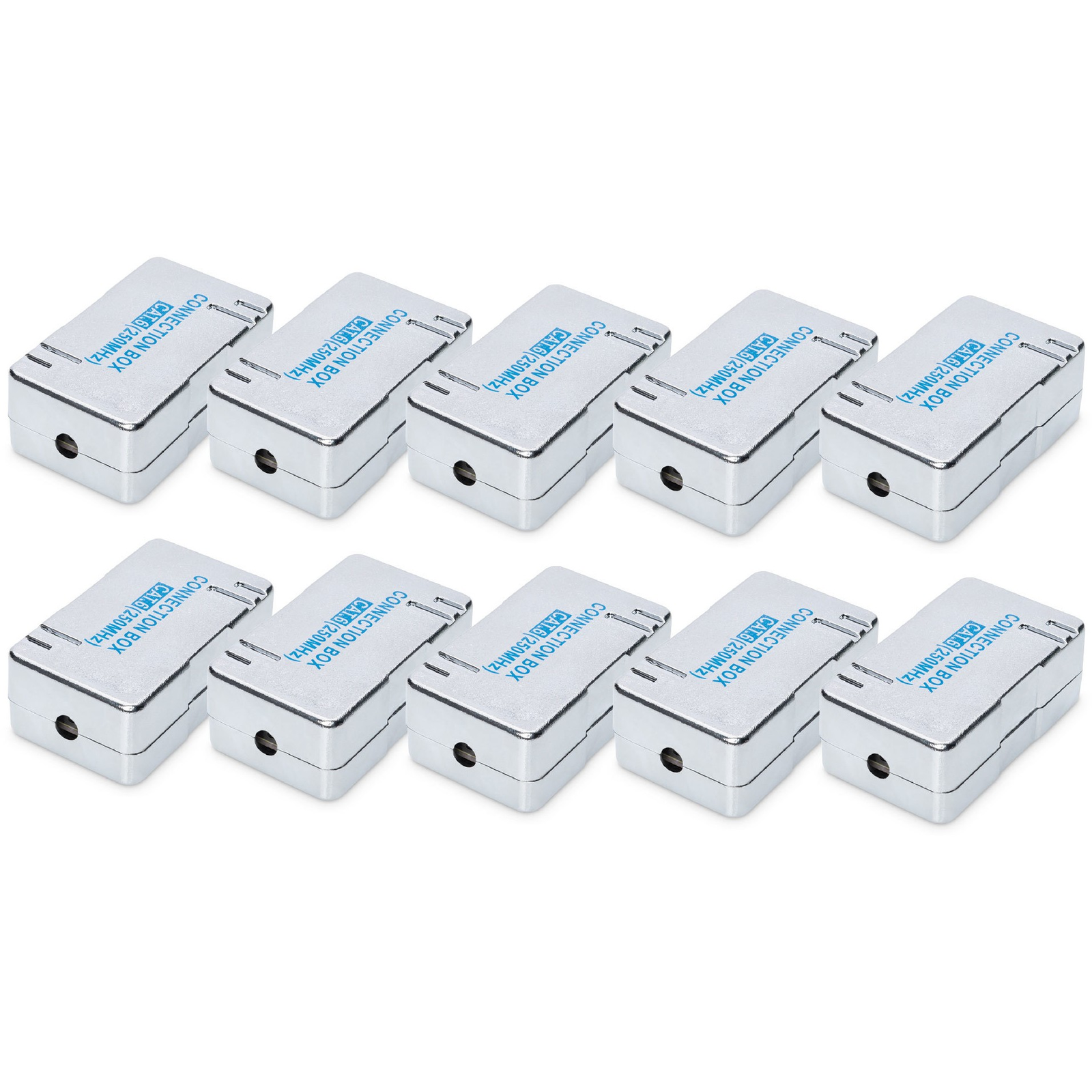 CAT6 CONN.MOD-TWISPAIR CABL 10X TWISTED-PAIR-CALBE LSA SHIELD (DN-93903-10)