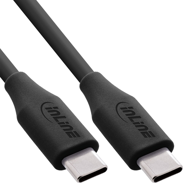 InLine 35891 cable USB USB 2.0 1 m USB C 0,48 Gbit/s 100 W Negro