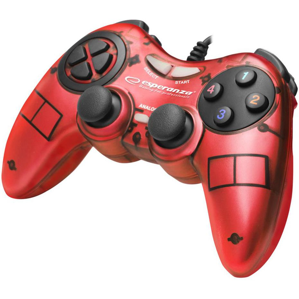 Esperanza Fighter USB Gamepad Red