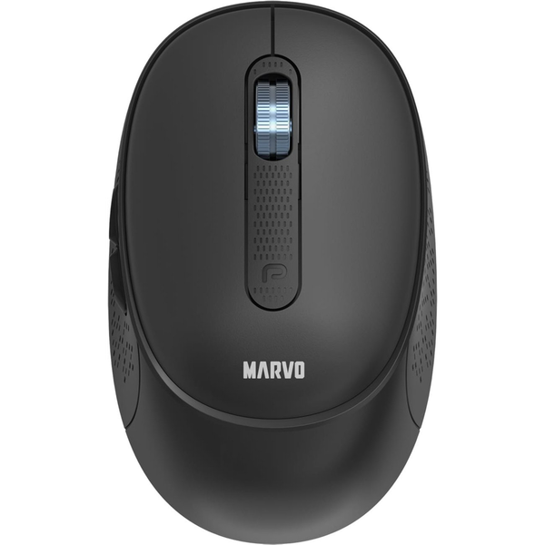 Marvo WM111 BK Vezetéknélküli Egér Fekete 1600DPI