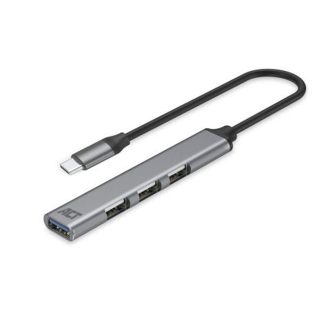 ACT AC6425 Schnittstellen-Hub USB 3.2 Gen 1 (3.1 Gen 1) Type-C 5000 Mbit/s Grau