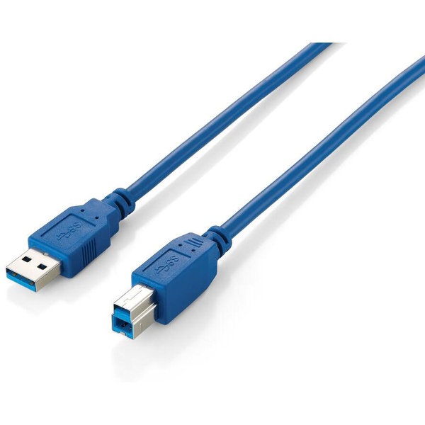 Equip 128293 καλώδιο USB USB 3.2 Gen 1 (3.1 Gen 1) 3 m USB A USB B Μπλε