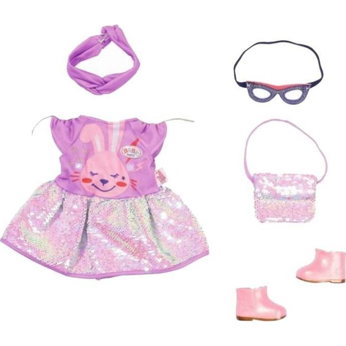 BABY born Deluxe Happy Birthday Outfit sada oblečenia pre bábiku